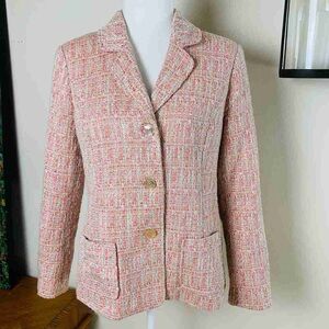 Women's Pink Tweed Jacket